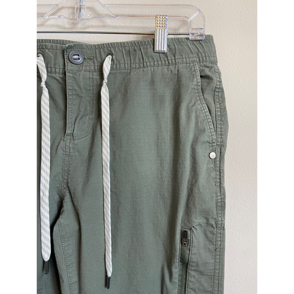 Vuori‎ Ripstop Climber Pants Medium Army Green VW401 Organic Cotton Stretch - Picture 2 of 8